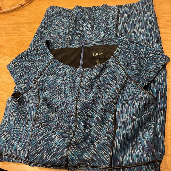 Great Work Dress Blue size 2 Laundry - Picture 1 of 4